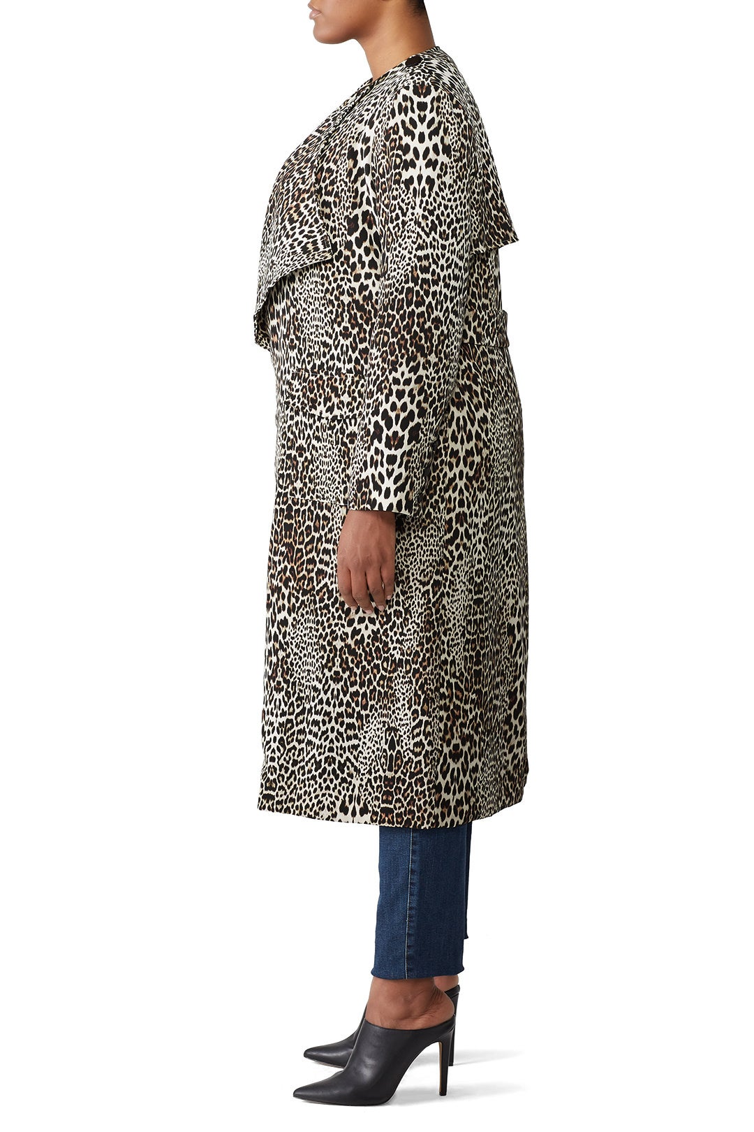 Leopard Long Jacket by Badgley Mischka 6