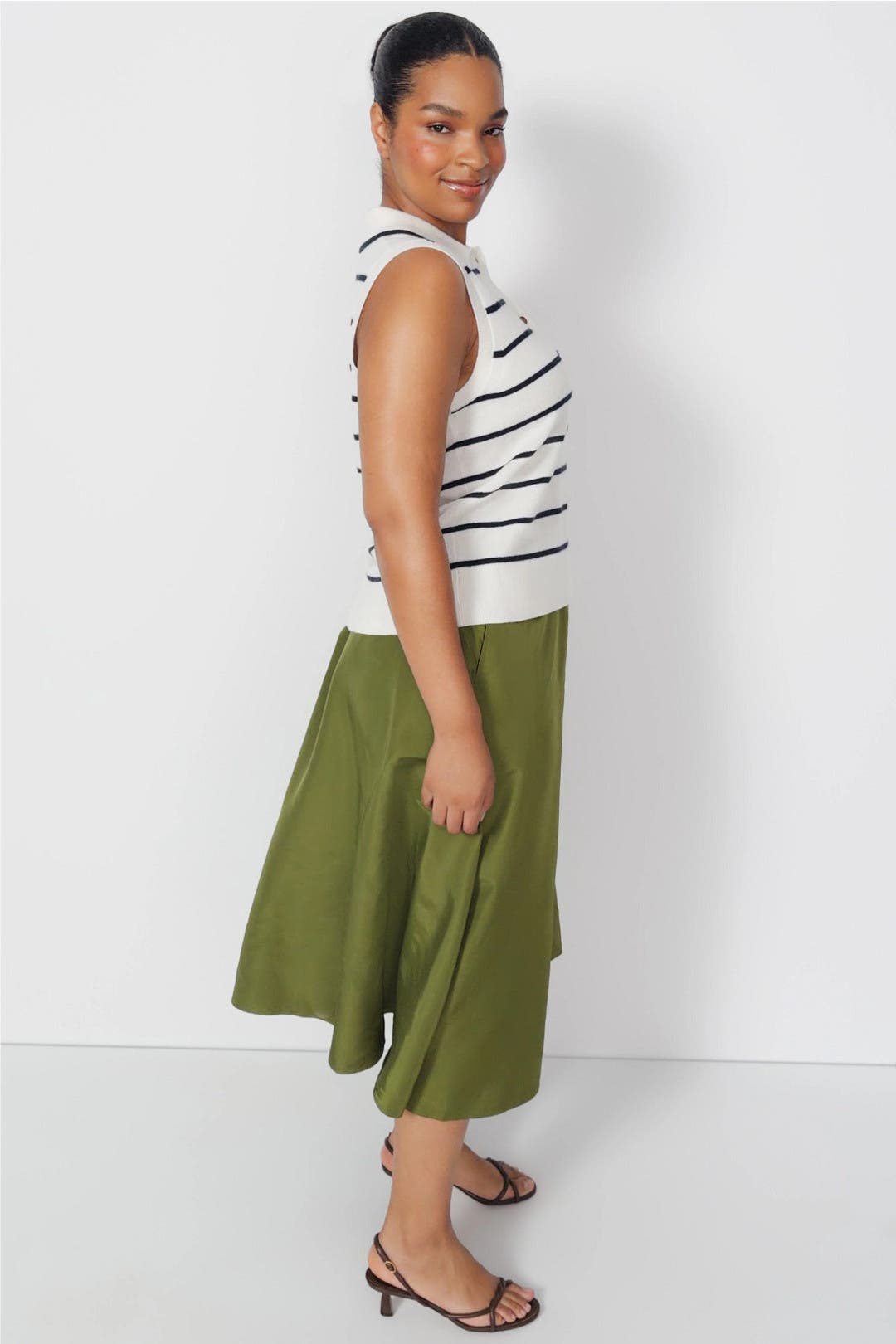 Satin Midi Skirt by Jason Wu x RTR | Rent the Runway