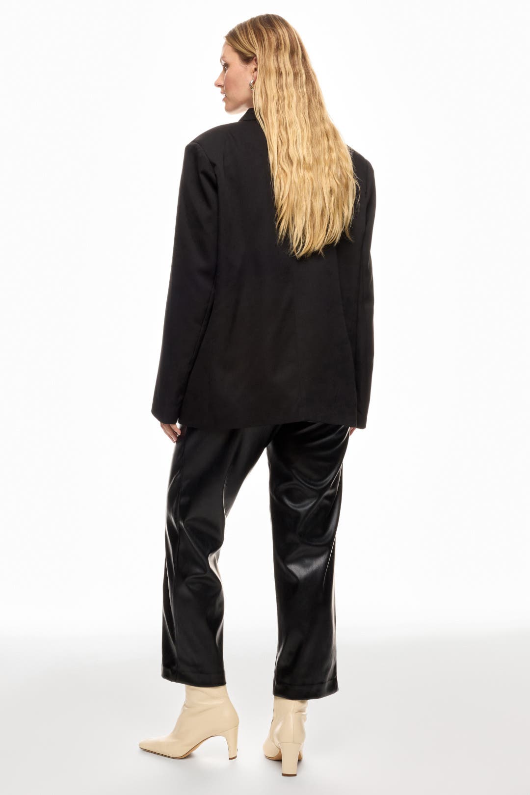 Zipper Hem Faux Leather Pants by Derek Lam 10 Crosby x RTR | Rent
