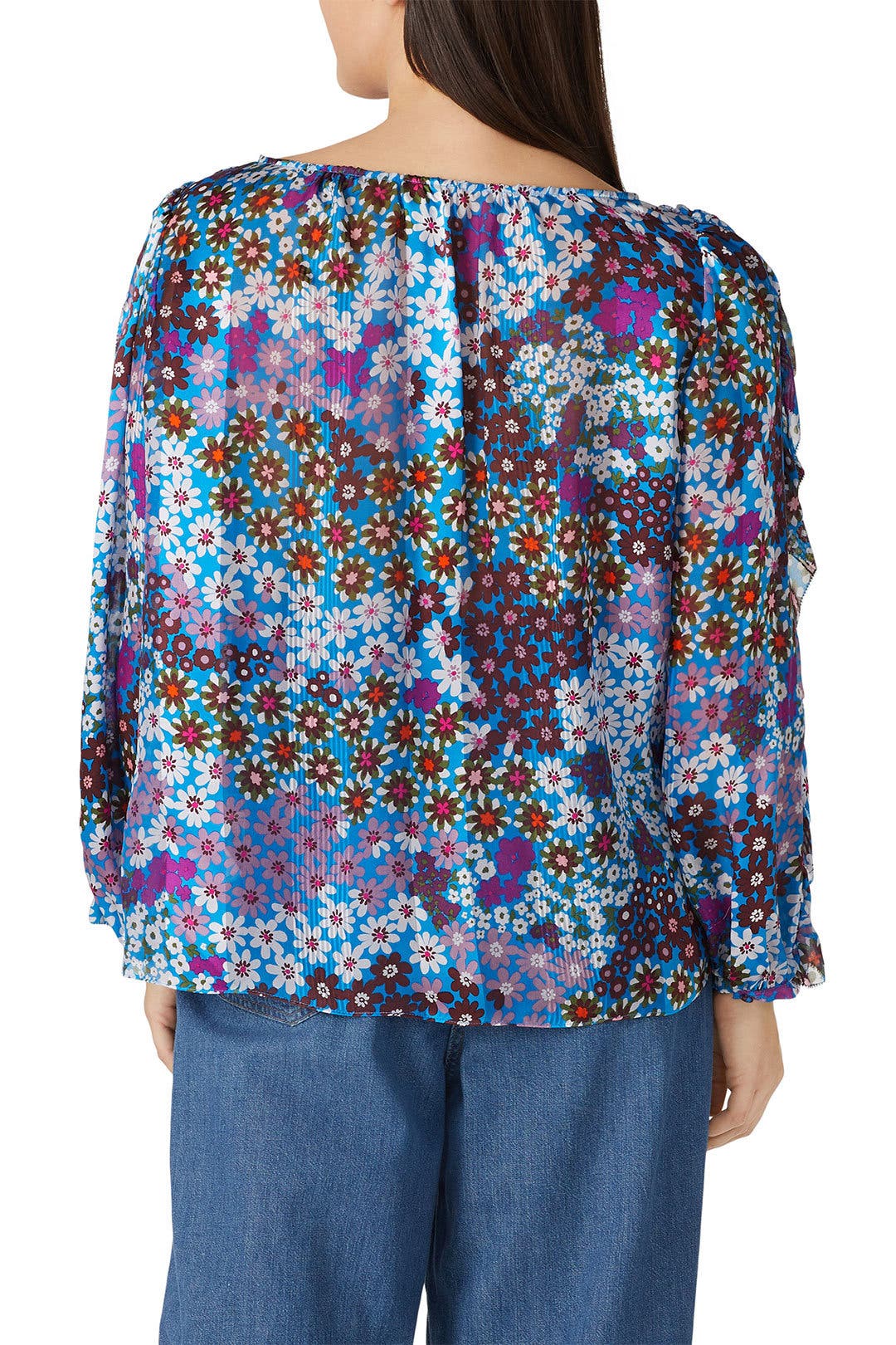 【新品 タグ付 pokipcee】花柄 ジップブルゾン コットン100% Ｆ 新品 タグ付 pokipcee】花柄 ジップブルゾン コットン100% F