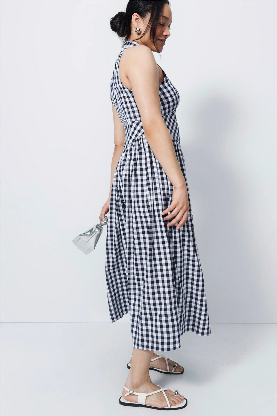 Collared Drop Waist Midi Dress by Ronny Kobo x RTR | Rent the Runway Collared Drop Waist Midi Dress by Ronny Kobo x RTR | Rent the Runway