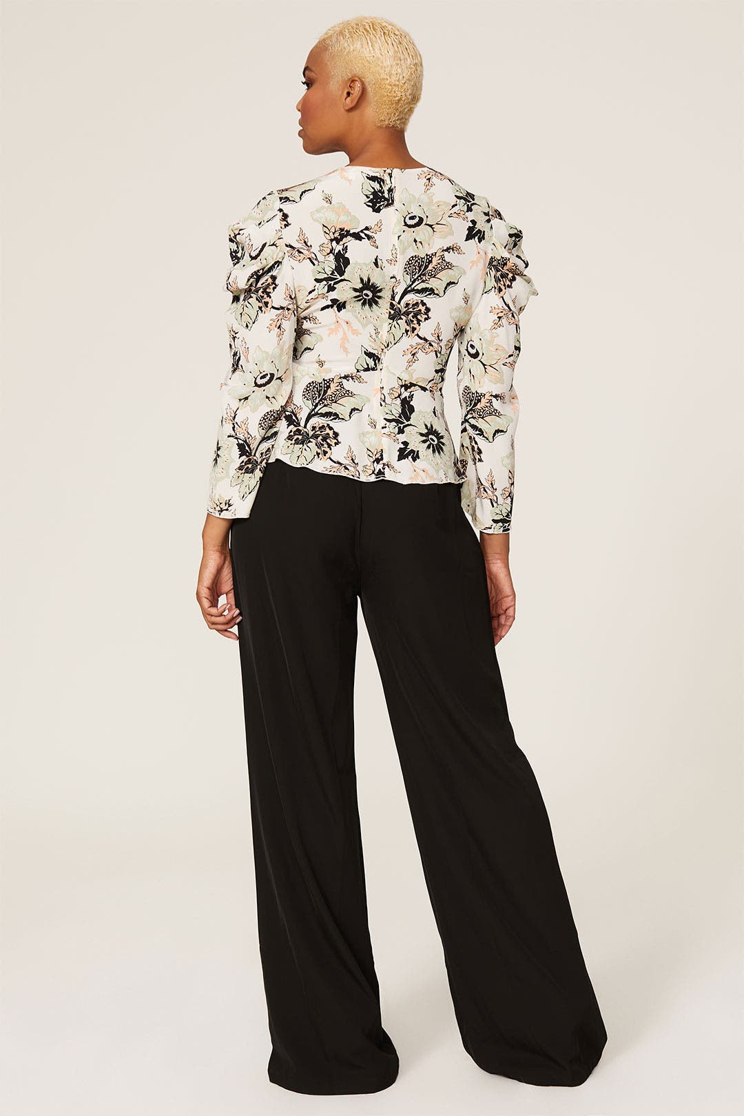 新作【DIANE VON FURSTENBERG】プリントジャージーパンツ DIANE VON FURSTENBERG Brooklyn floral-print jersey flared