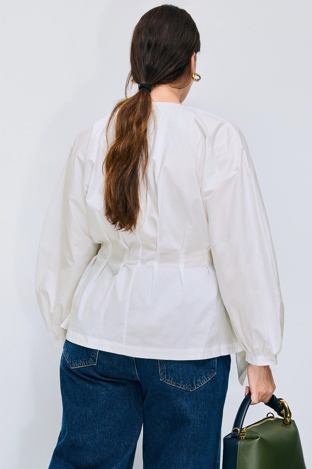 Cotton Poplin Blouse by Natori 7