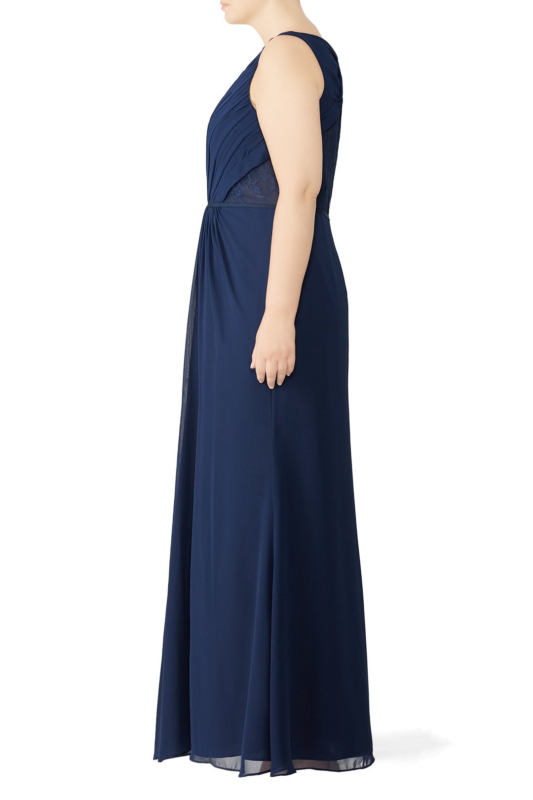Amelia Navy Gown by Monique Lhuillier 6