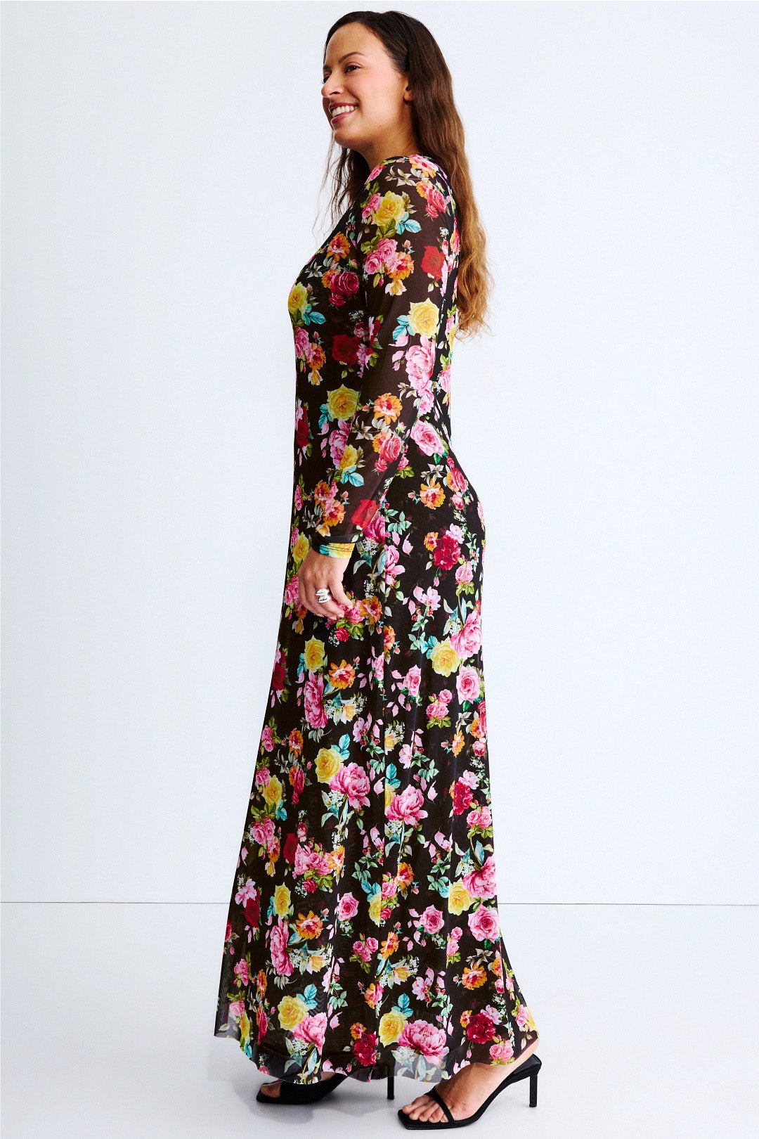 chinese dress ladies paola-dress-spring-rose-combo  AFRM