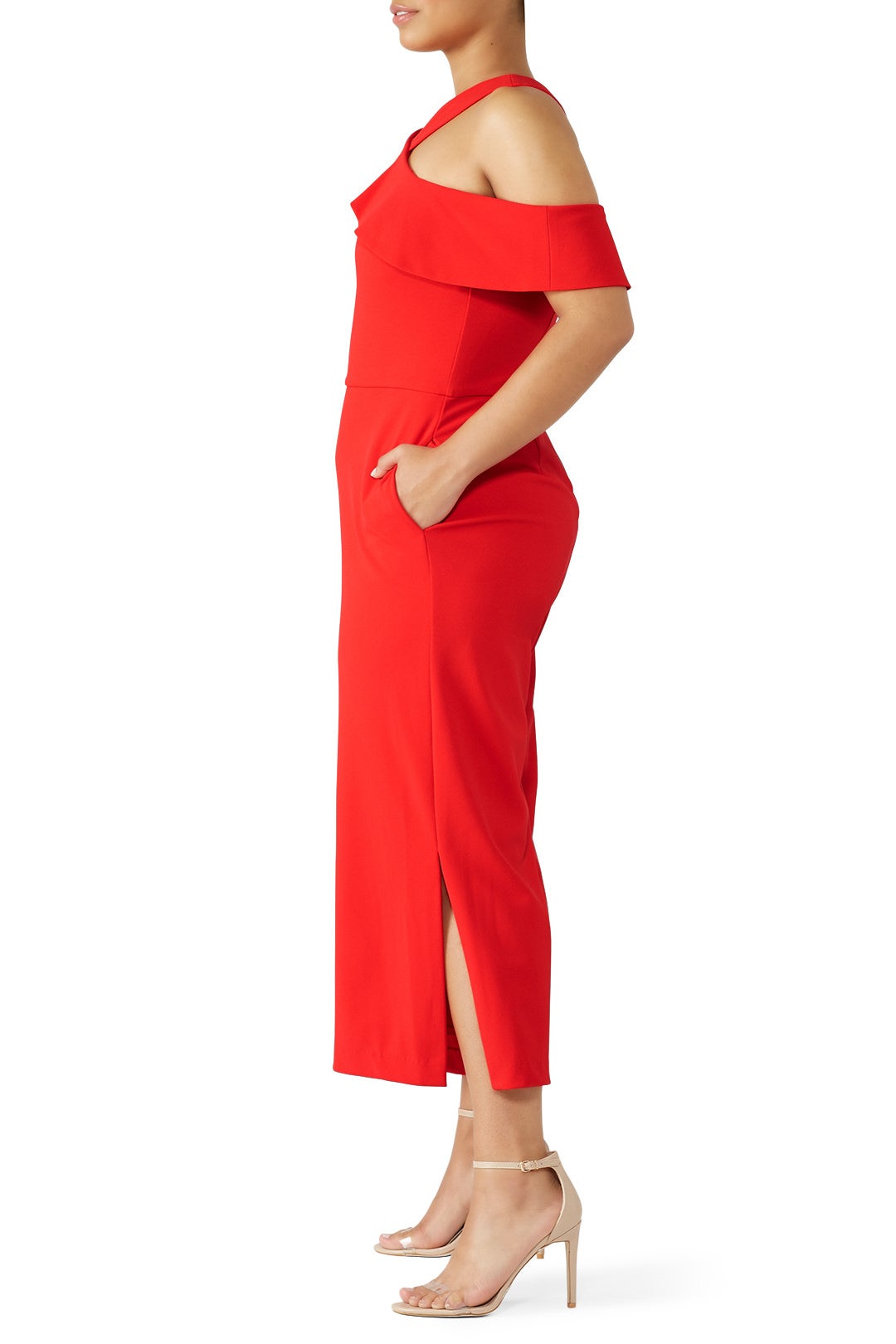 Cross Front Ruffle Jumpsuit by Slate & Willow 6