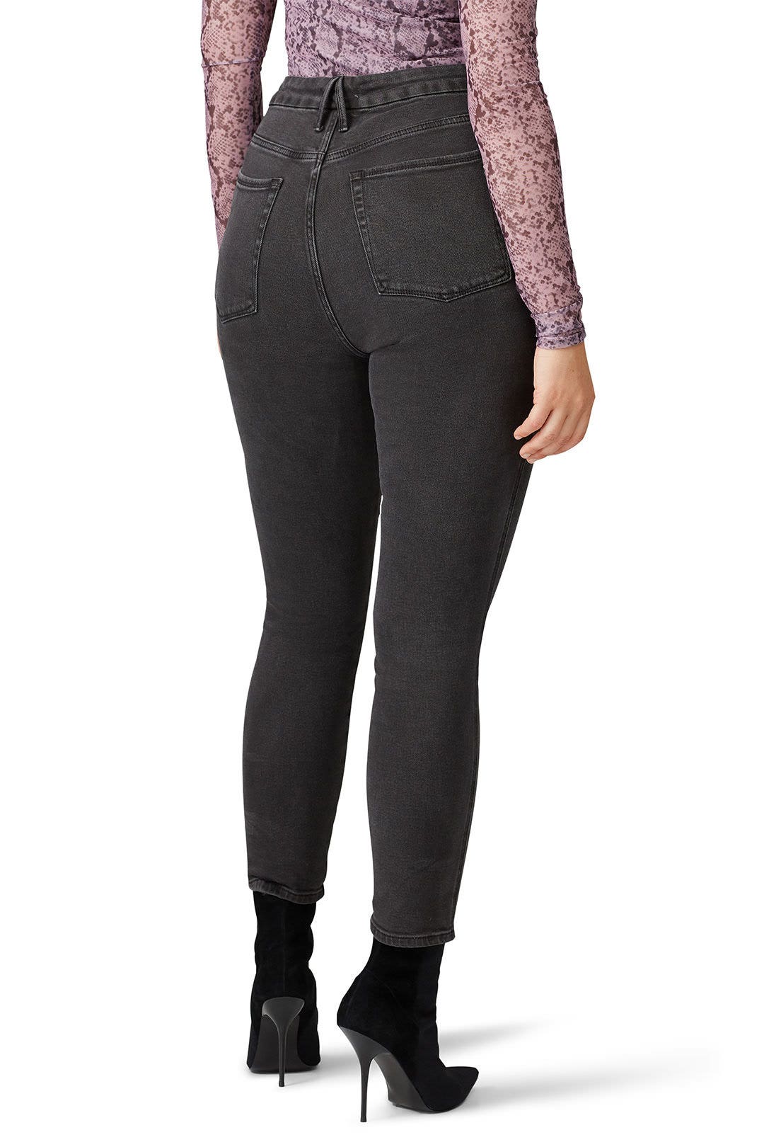 Good Yoke Curve Skinny Jeans by GOOD AMERICAN 7