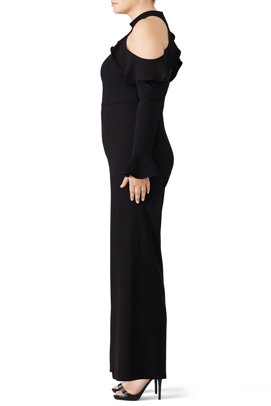 Black Cold Jumpsuit by ML Monique Lhuillier 6