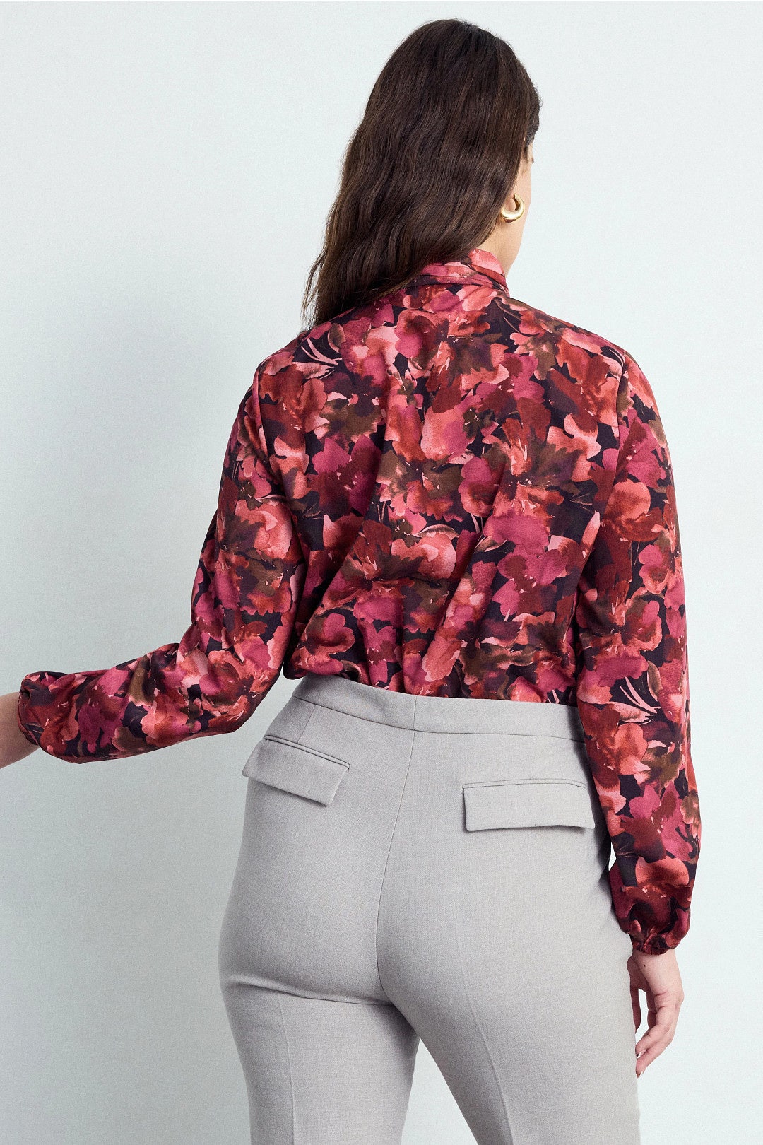 Mock Neck Puff Sleeve Blouse by Derek Lam 10 Crosby x RTR 7