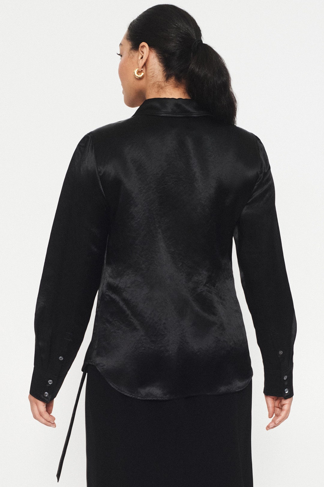 Satin Slim Button Up Shirt by 3.1 Phillip Lim 7