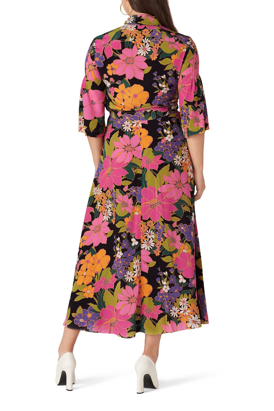 Printed Scarf Dress by Patou | Rent the Runway