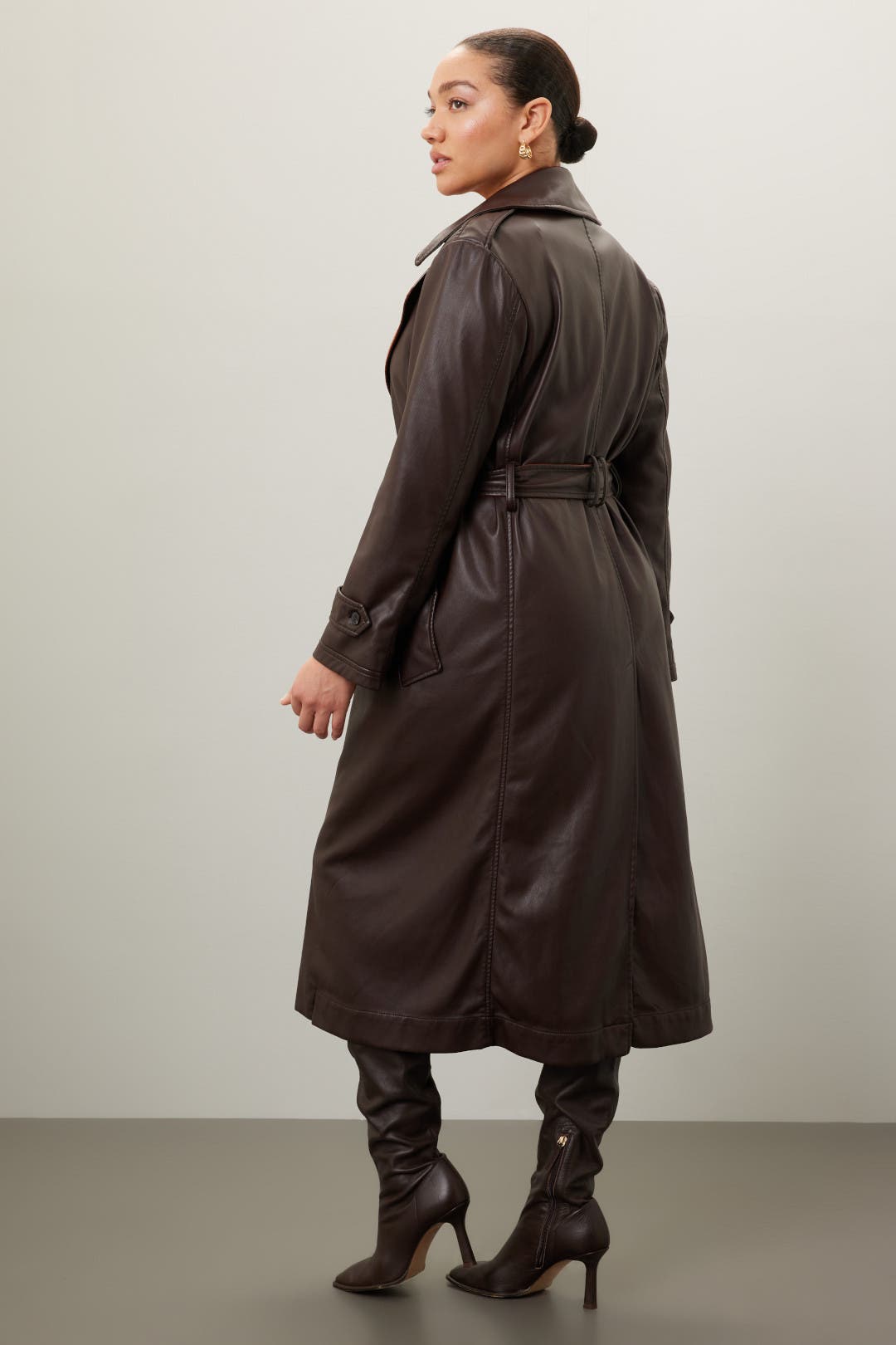 Faux Leather Trench Coat by Derek Lam 10 Crosby x RTR | Rent the