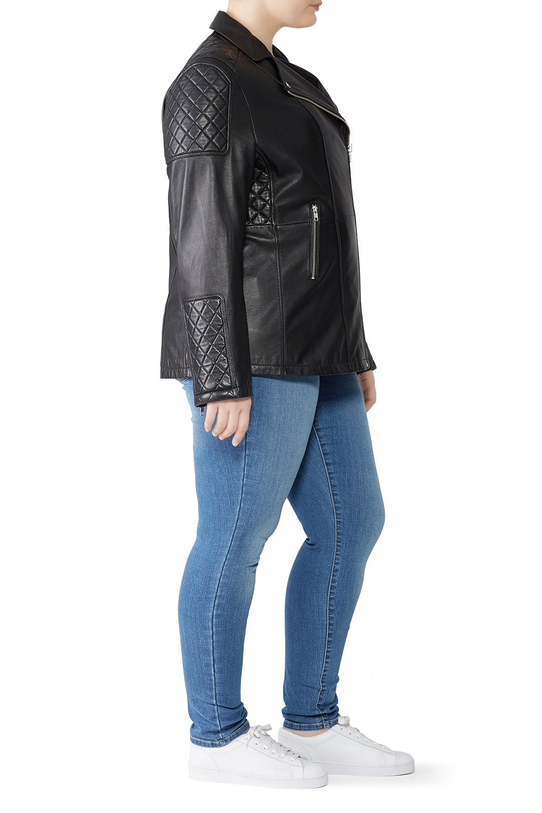 Long Black Leather Jacket by Samantha Sipos 6