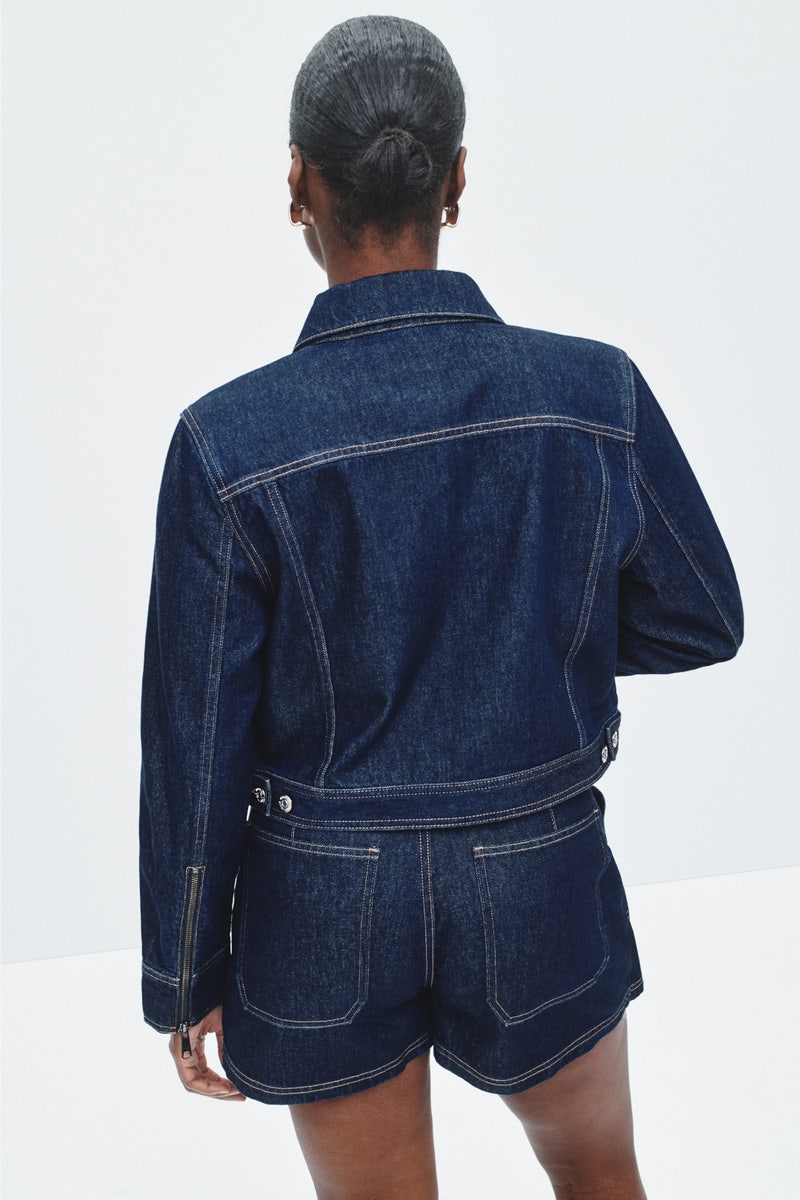 Patty Cropped Denim Jacket by Veronica Beard - Photo 7