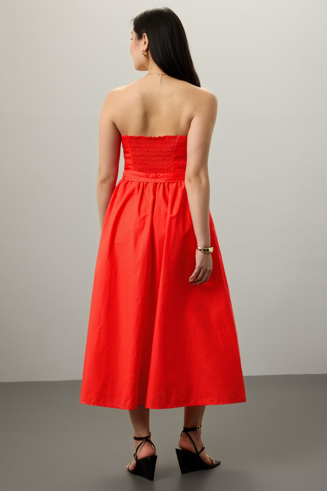 Tie Waist Strapless Dress by Toccin | Rent the Runway Tie Waist Strapless Dress by Toccin | Rent the Runway