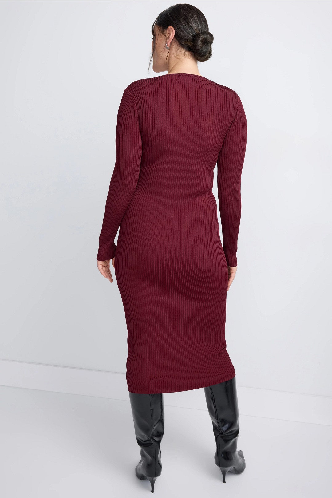 Geo Knit Midi Dress by Adam Lippes x RTR 7