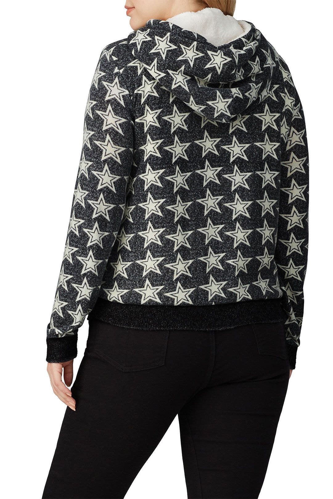 Remington Faux Sherpa Hoodie by B Collection by Bobeau 7