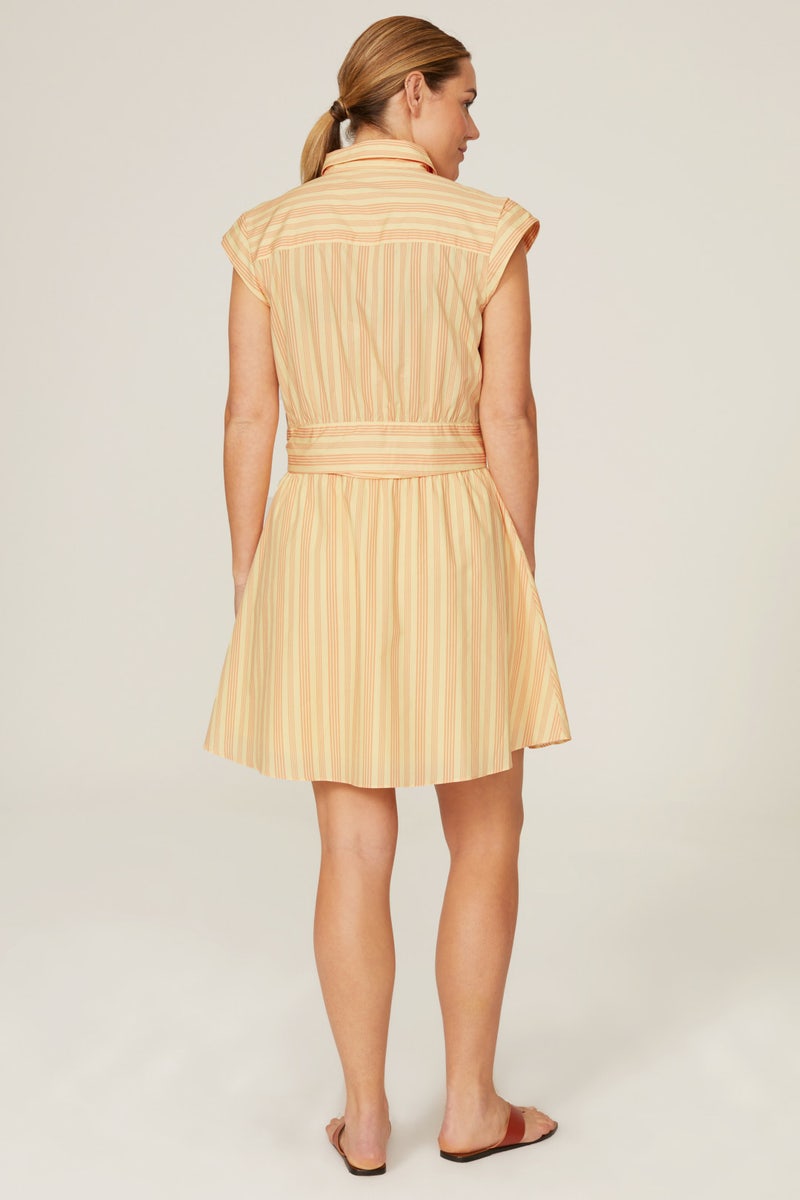 Yellow Stripe Shirtdress by Derek Lam 10 Crosby x RTR - Photo 7
