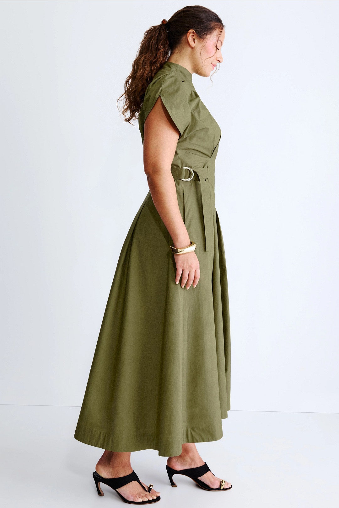 Puff Sleeve Side Tie Midi Dress by 3.1 Phillip Lim | Rent the Runway Puff Sleeve Side Tie Midi Dress by 3.1 Phillip Lim | Rent the Runway