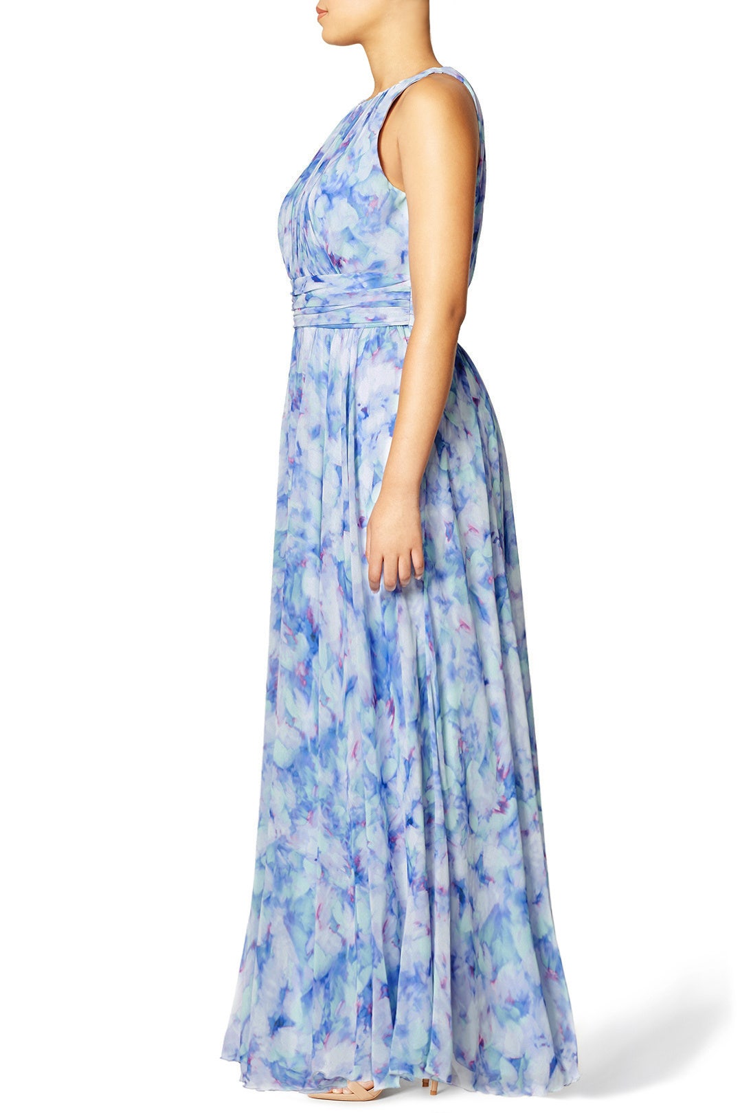 Water Lilies Maxi Dress by Badgley Mischka 6