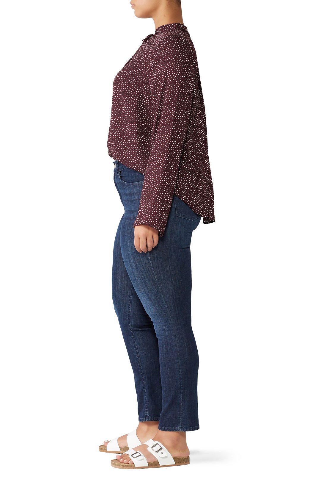 Samara Tie Neck Blouse by B Collection by Bobeau 6