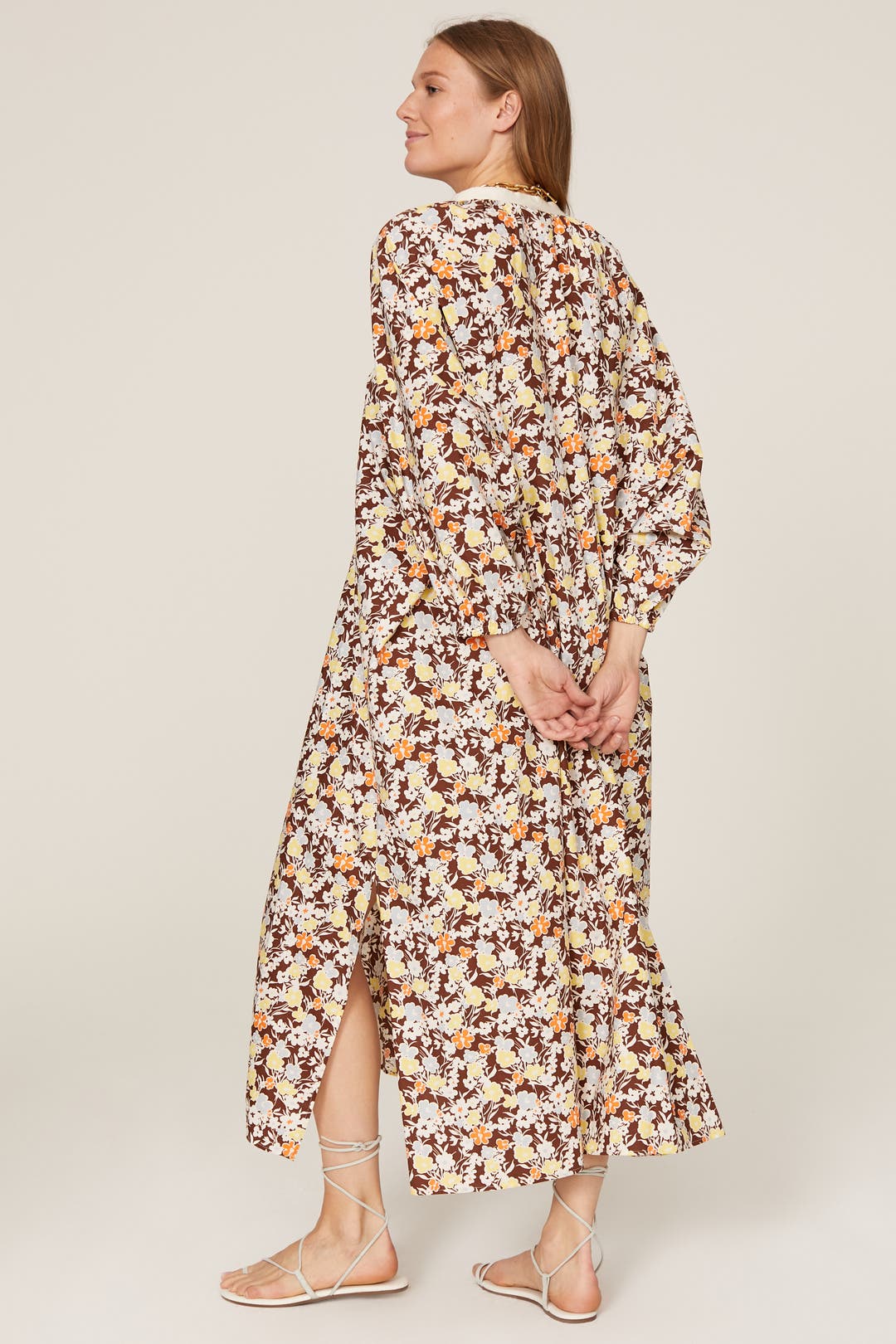 Printed Puff Sleeve Tunic Dress by Tory Burch | Rent the Runway