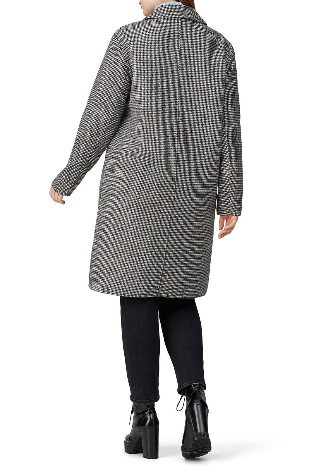 Houndstooth Wool Coat by 7 For All Mankind 7