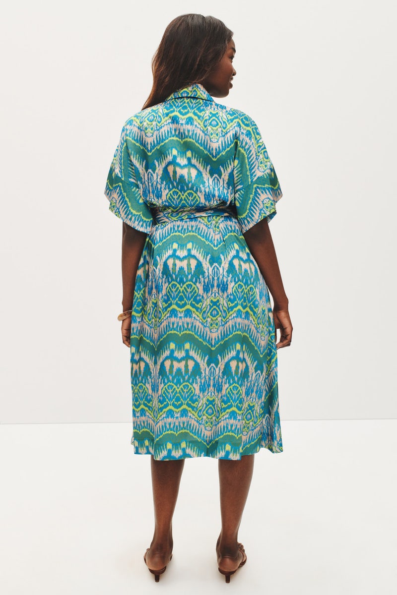 Tau Ikat Shirtdress by N Natori - Photo 7