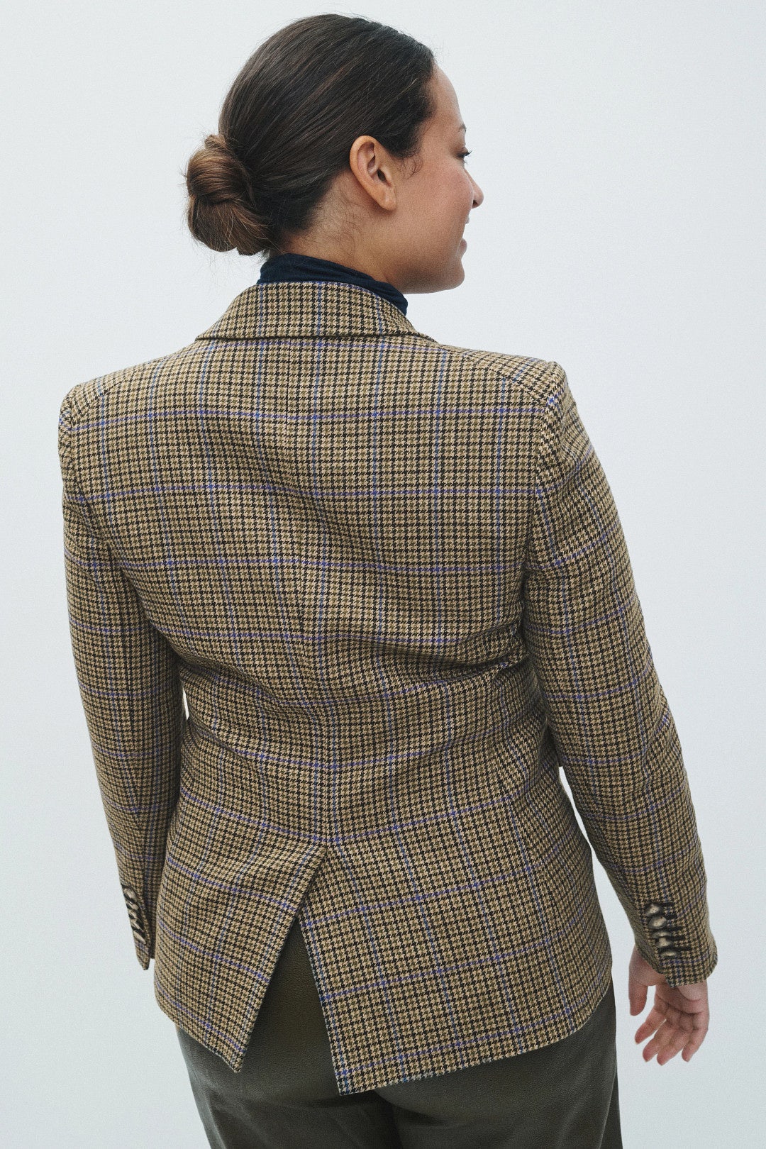 Plaid Structured Miller Dickey Jacket by Veronica Beard 7