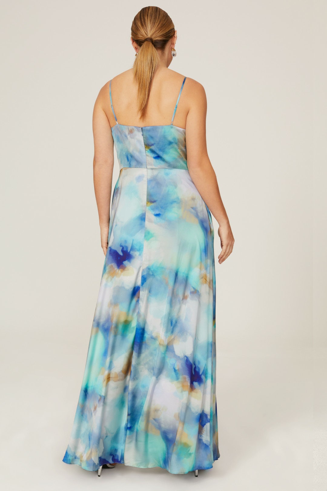 Watercolor Cutout Gown by Aidan AIDAN MATTOX 7