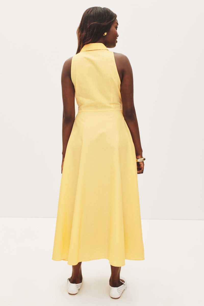 Sleeveless Tie Waist Shirt Dress by TOCCIN X RTR - Photo 7