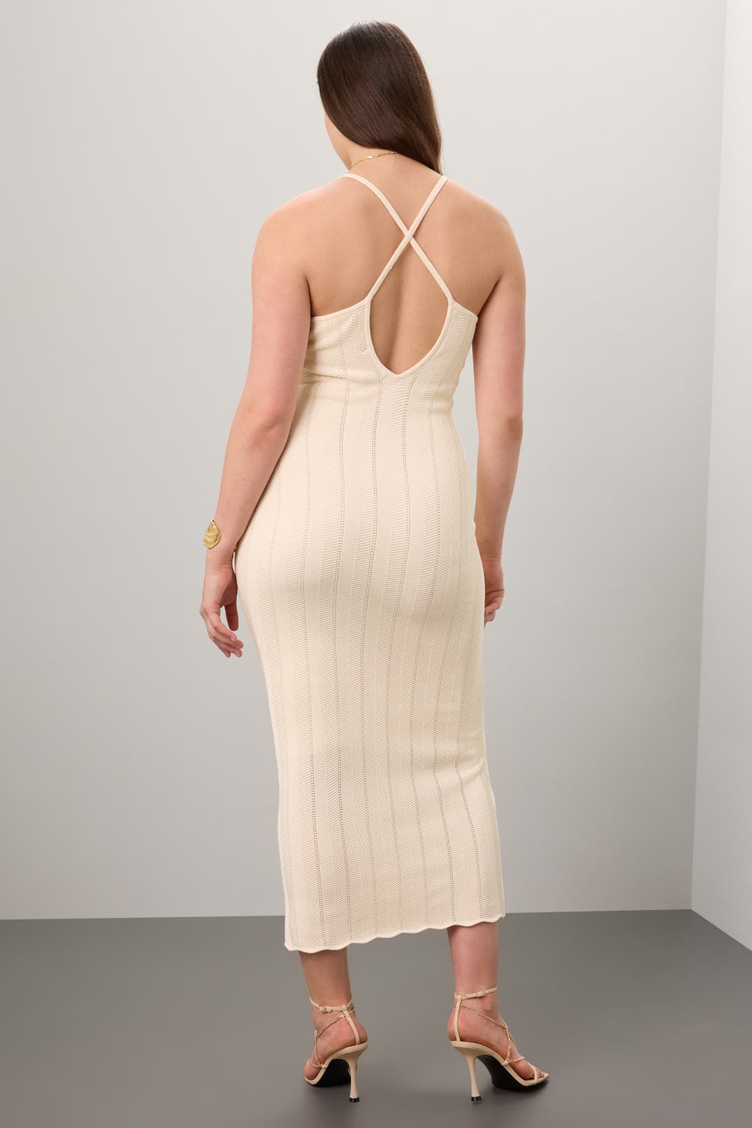 White Crochet Knit Dress by Ronny Kobo x RTR | Rent the Runway