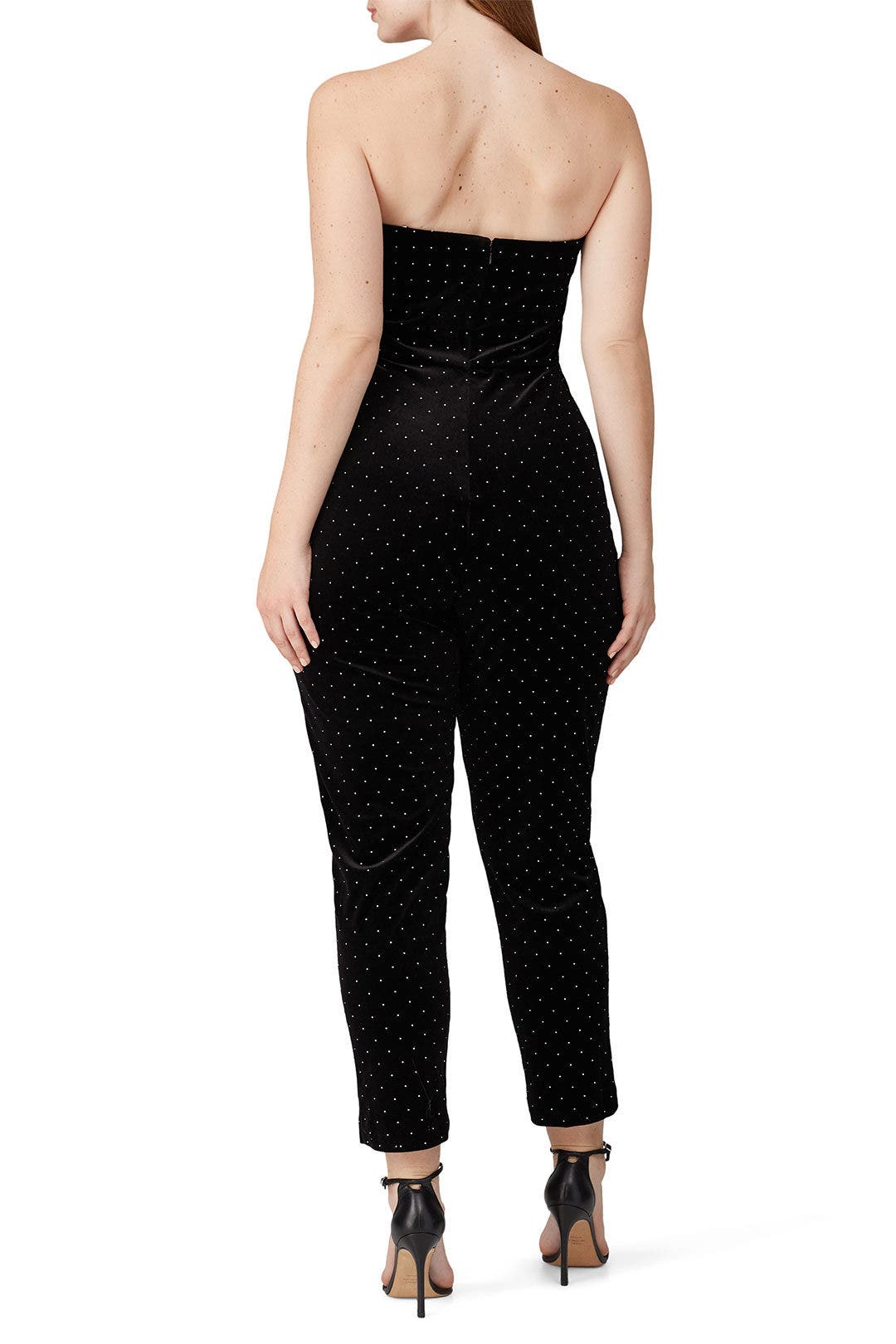 Black Studded Jumpsuit by ML Monique Lhuillier 7