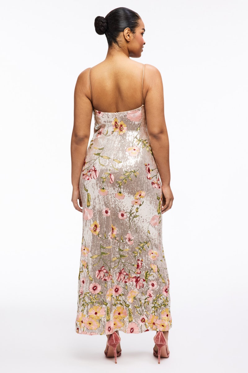 Bustier Floral Applique Gown by Ieena for Mac Duggal - Photo 7