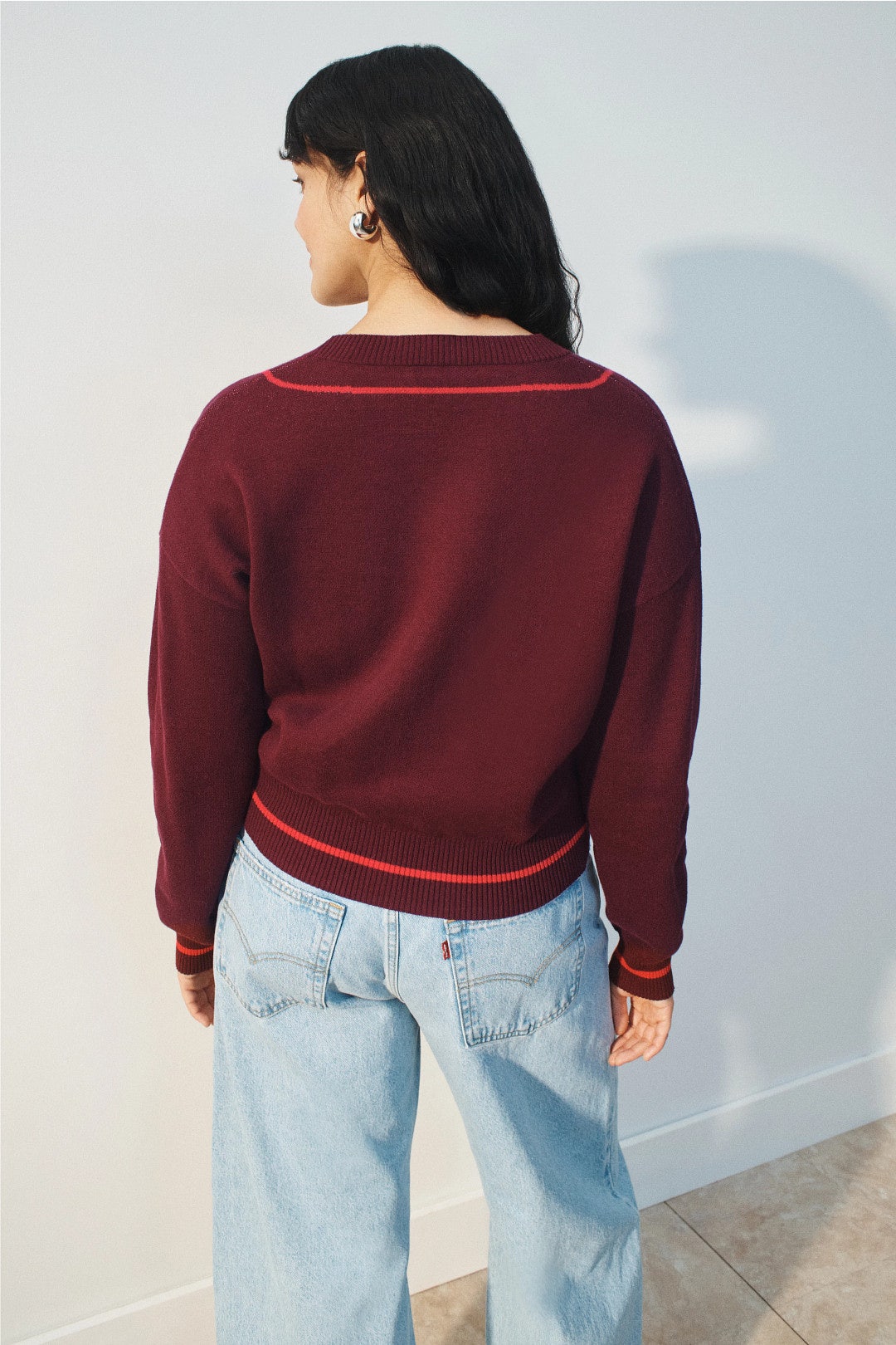 Red Cori Cardigan by Rachel Antonoff 7