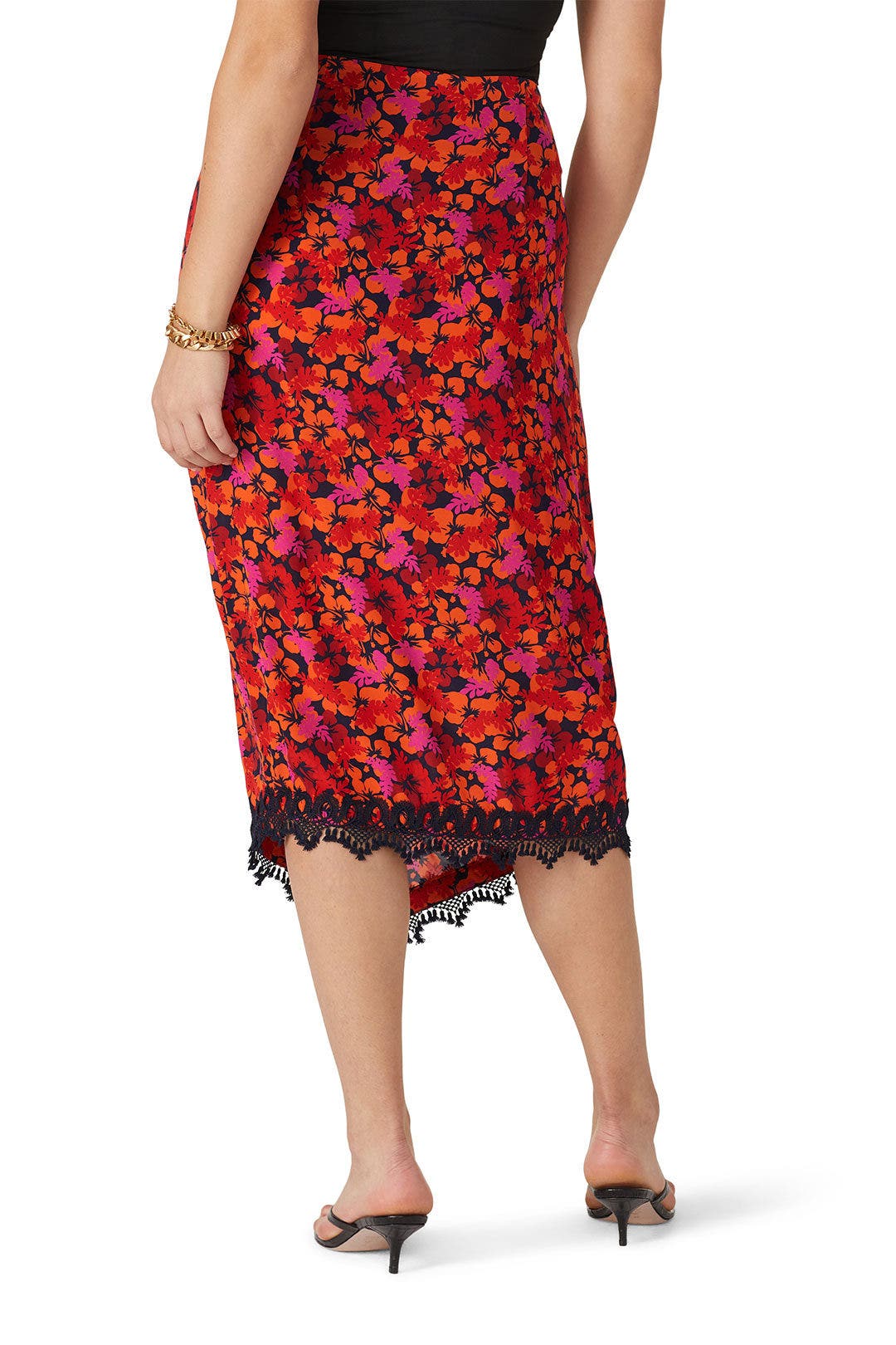 Liona Lace Trimmed Skirt by Derek Lam 10 Crosby 7