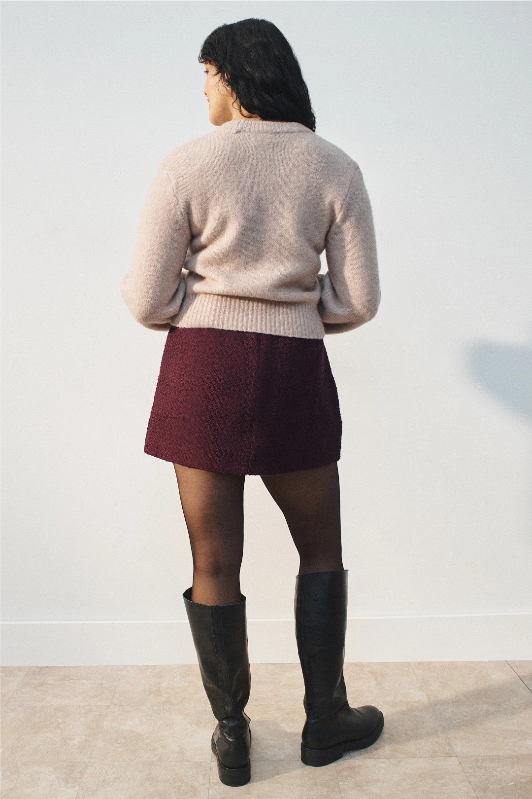 Purple Tweed Mini Skirt by Madewell 7