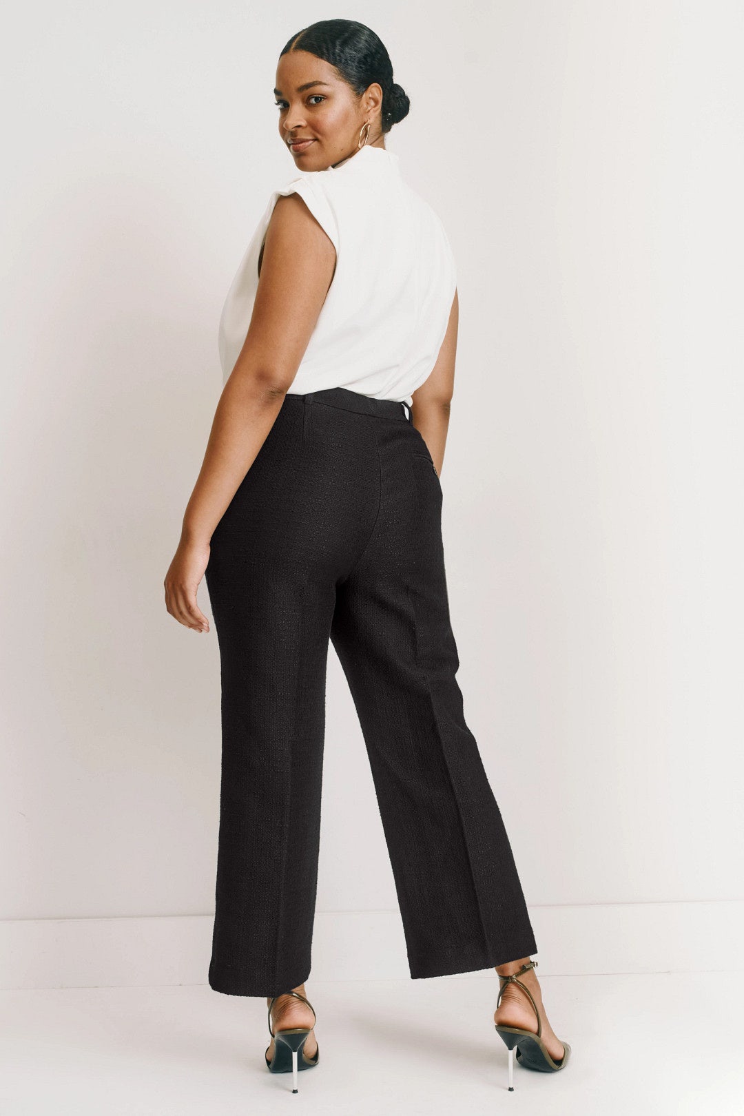 Tweed Cropped Kick Flare Trouser by 3.1 Phillip Lim 7