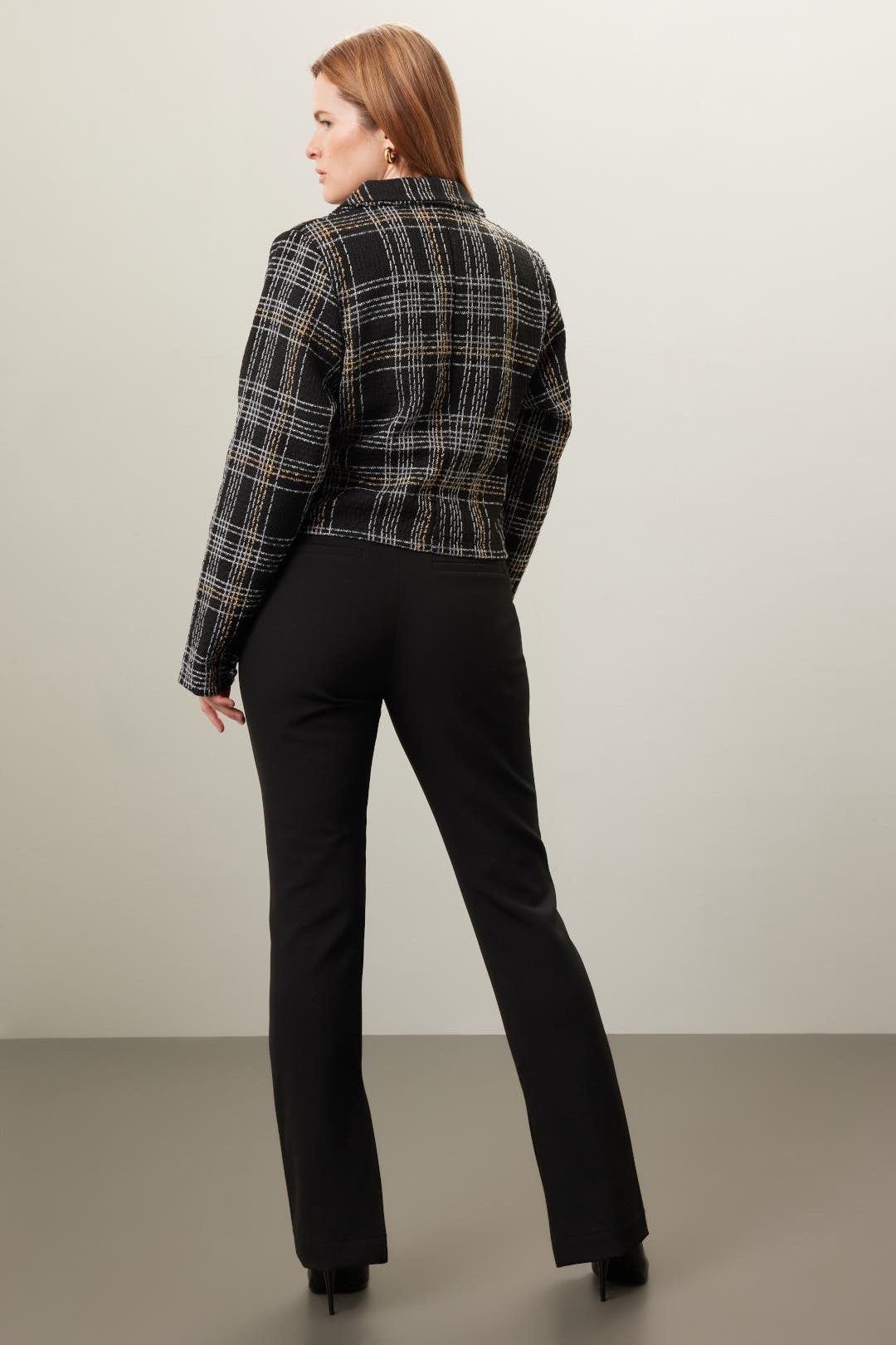 ジャケット VERMONT BLAZER Men's Black Tweed Blazer Casual Sports Jacket Slim Fit