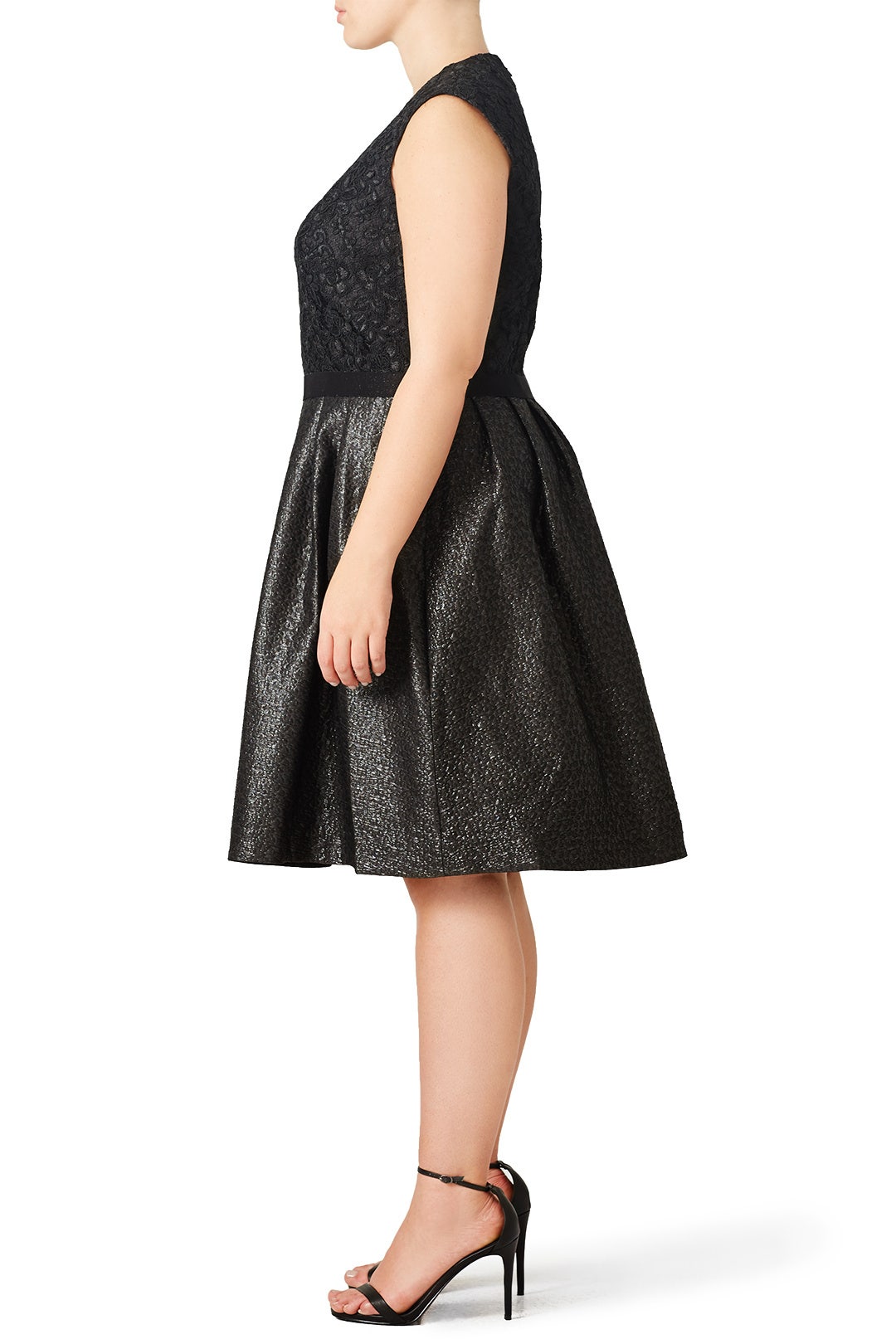 Black Regina Dress by ML Monique Lhuillier 6