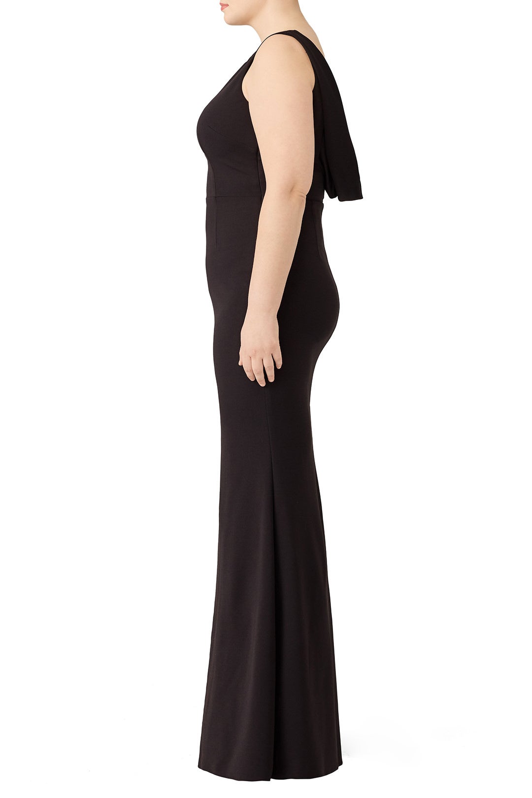 Black Cowl Back Gown by Katie May 6