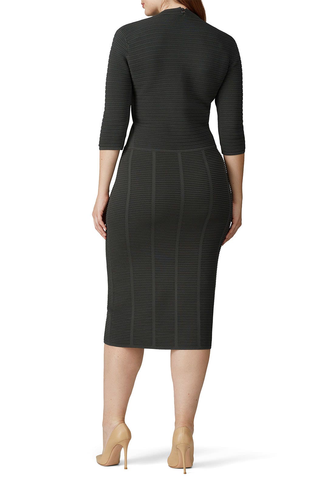 Ottoman Knit Dress by Emporio Armani 7