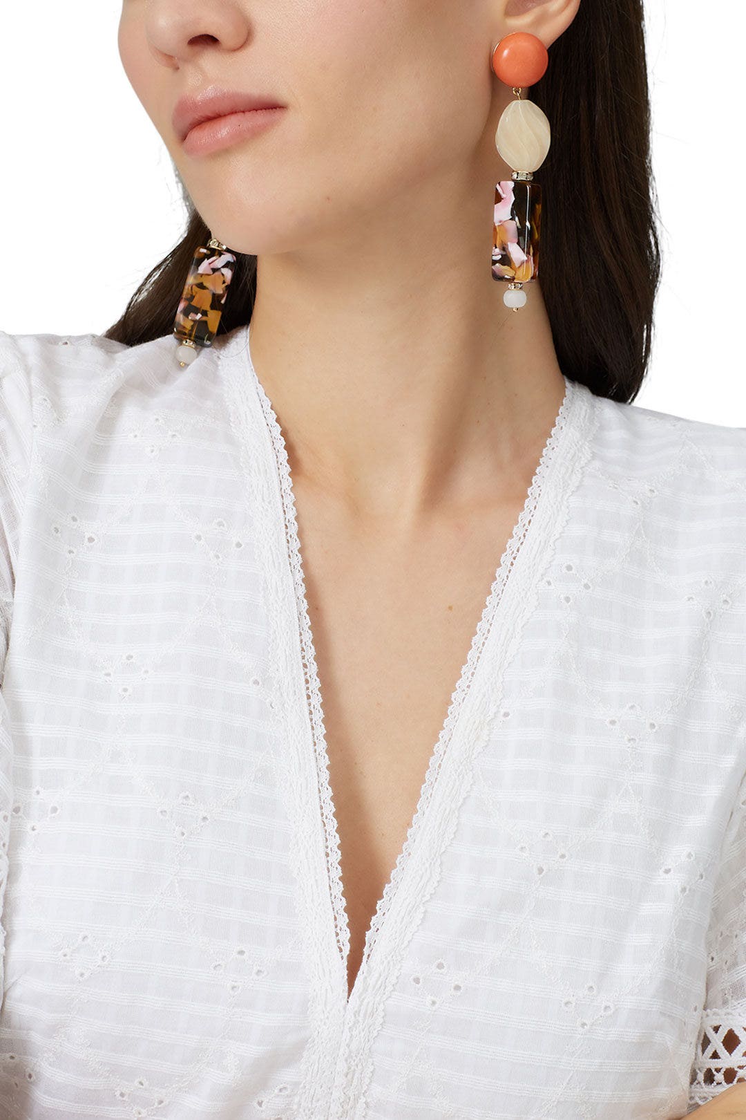 Stacked Stone Earrings by Lele Sadoughi 0