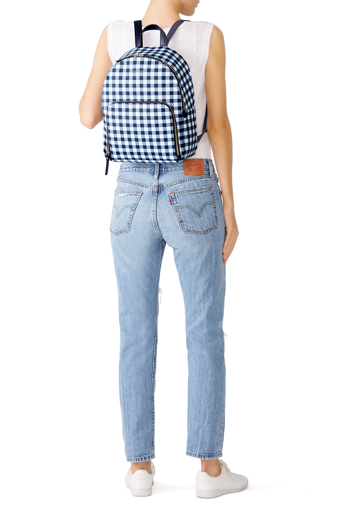 onedayapartmentjapan gingham knapsack