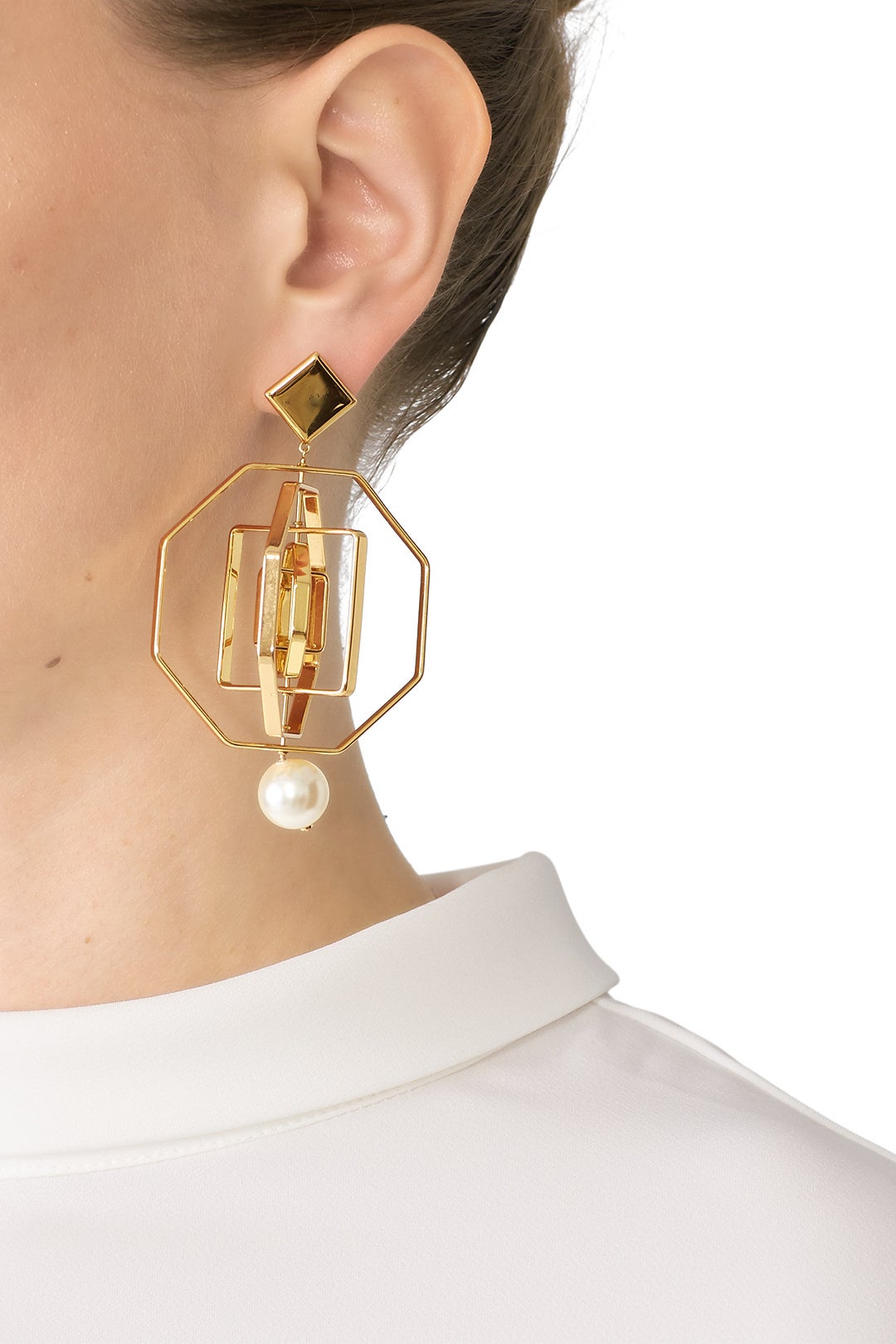 Geo Pearl Earrings by Tory Burch Accessories 0