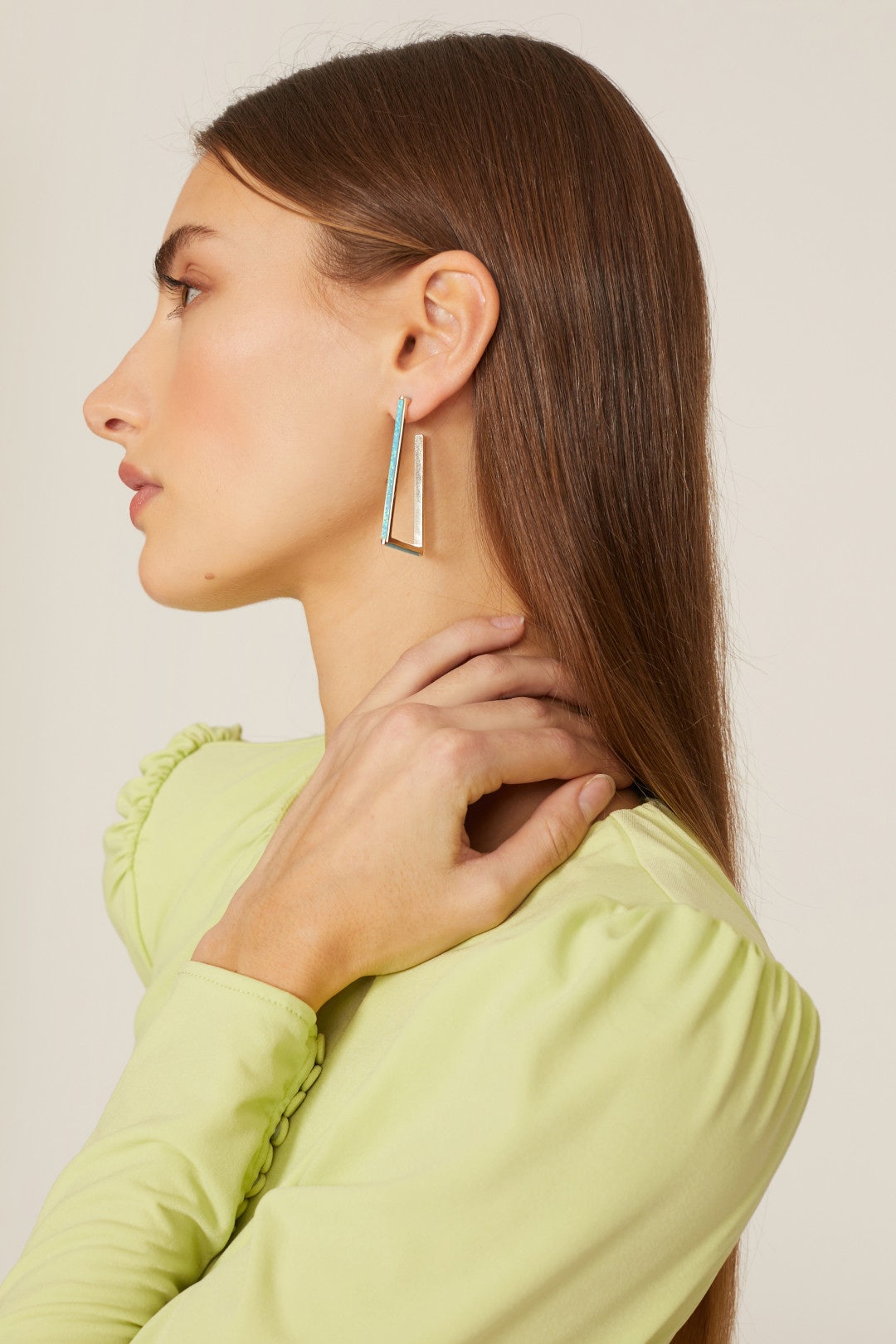 Turquoise Easton Hoops by Kendra Scott 0