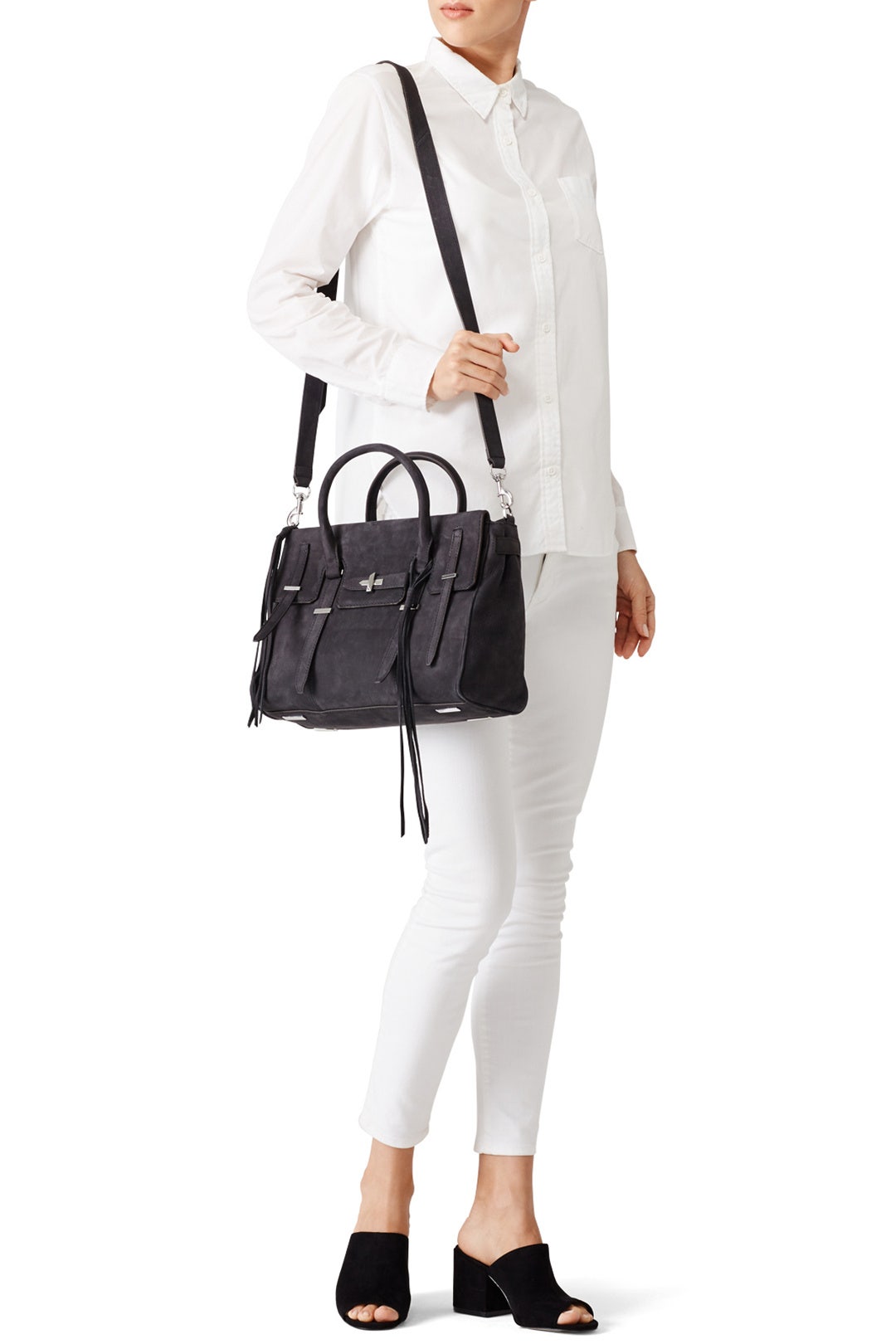 Navy Jules Satchel by Rebecca Minkoff Accessories 1