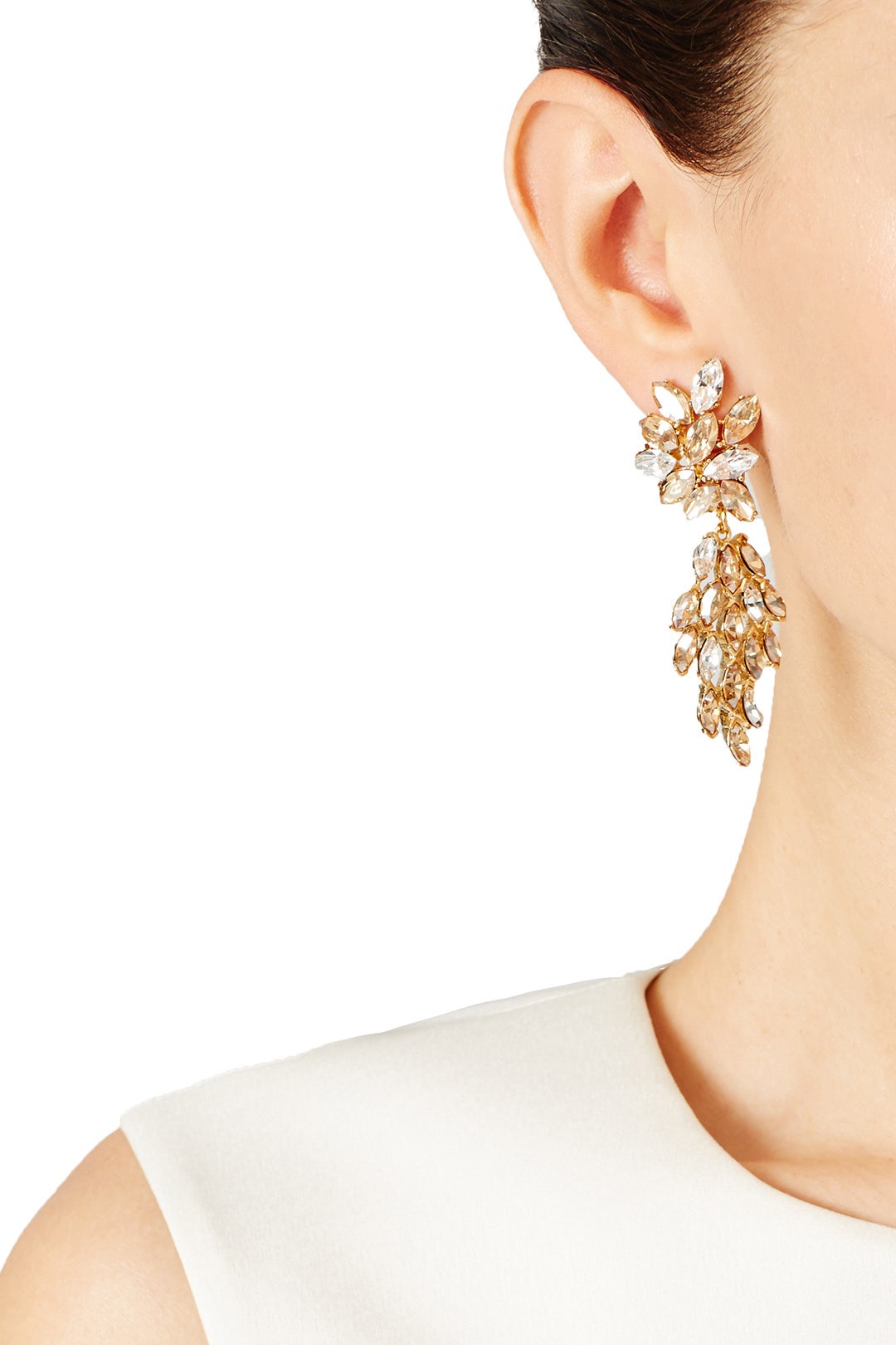 Cascading Gold Earrings by Ben-Amun 0