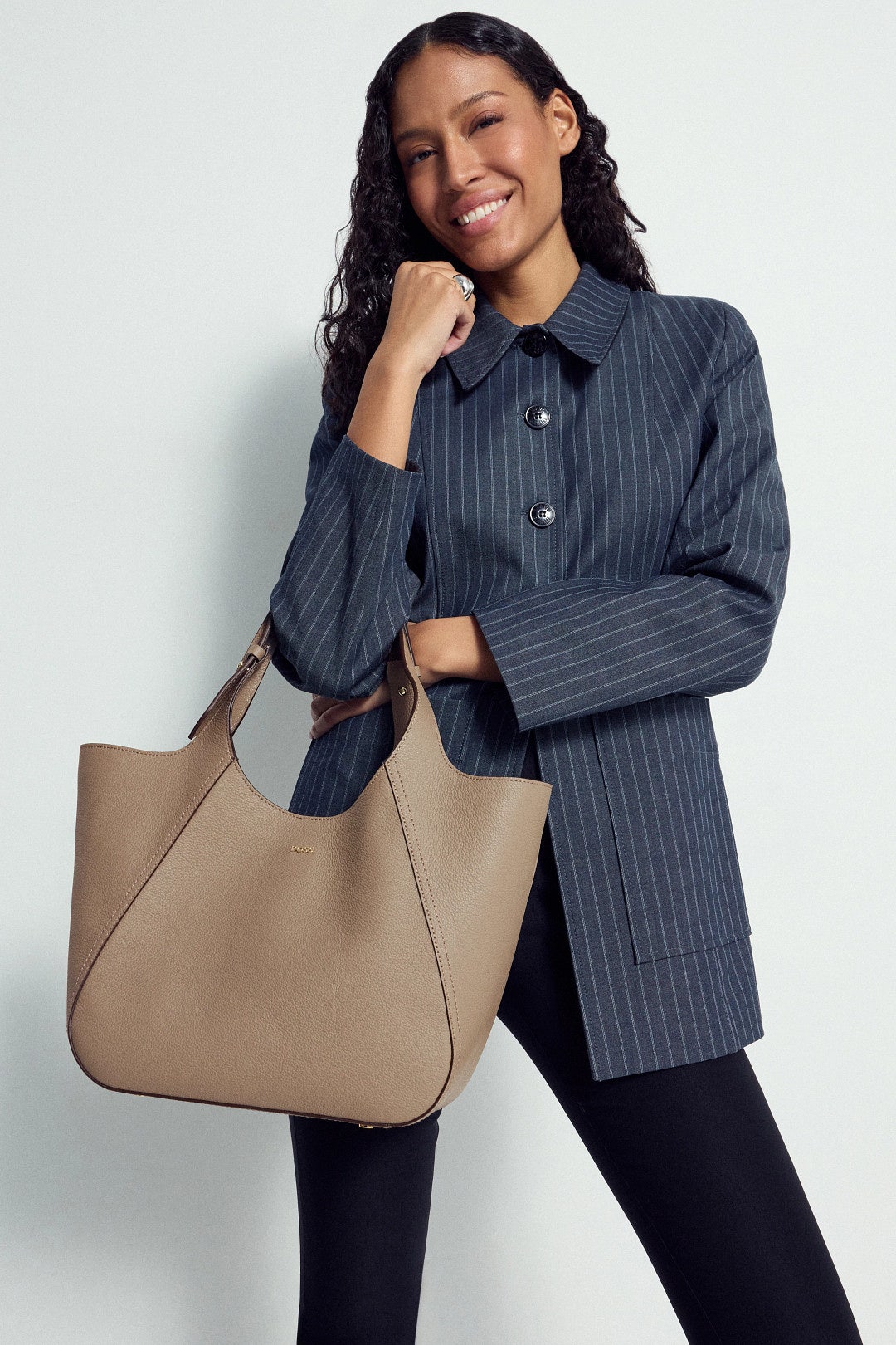 Brown Lenah Big Tote by BOSS ACCESSORIES 1