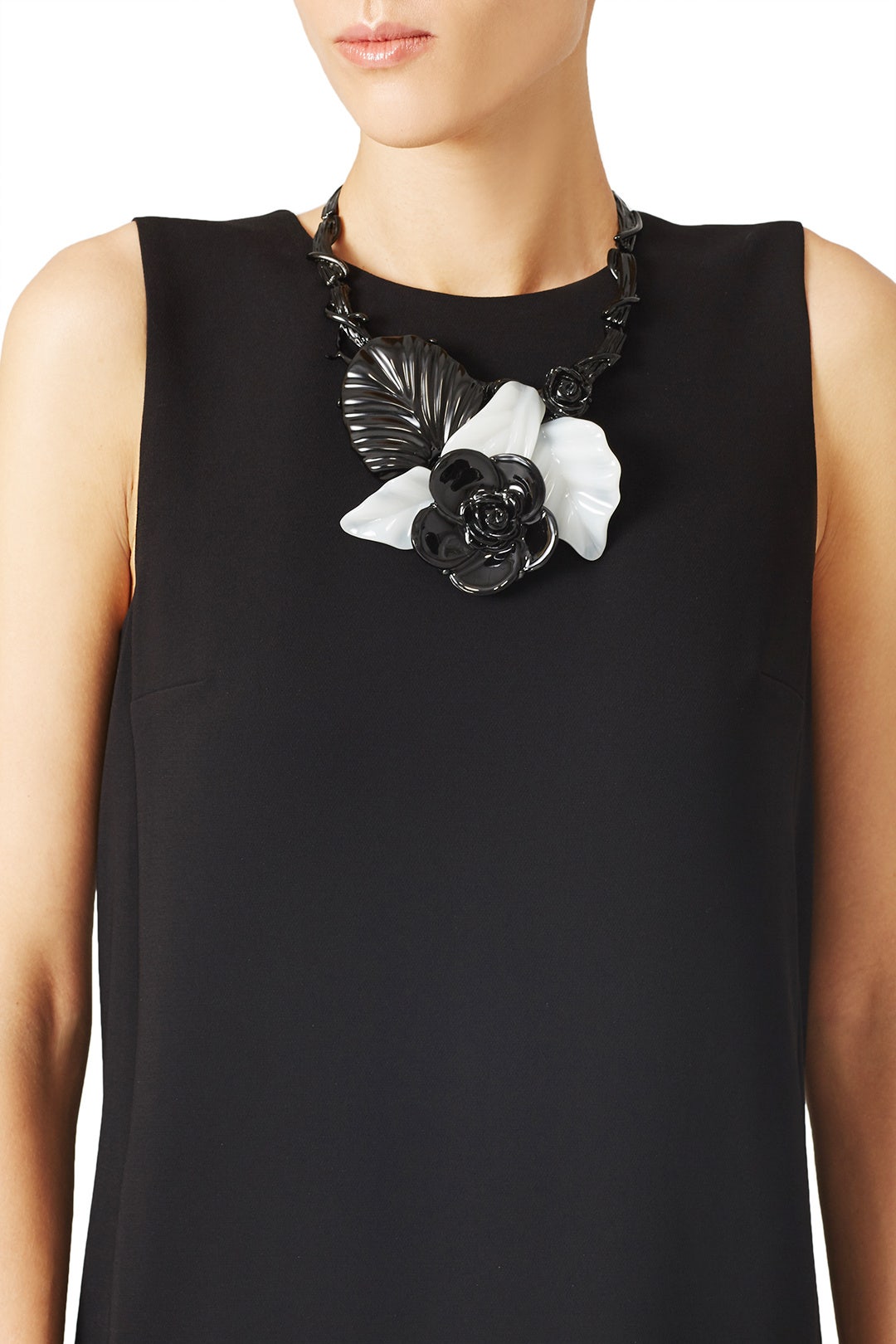Resin Flower Necklace by Oscar de la Renta 0